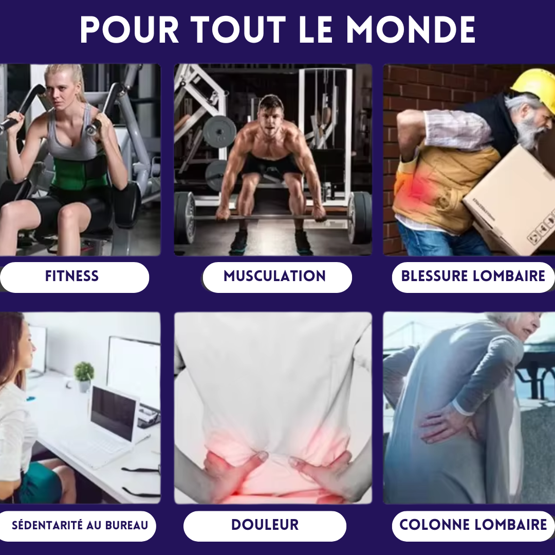 Ceinture de Soutien Lombaire – Soulagement & Maintien Actif