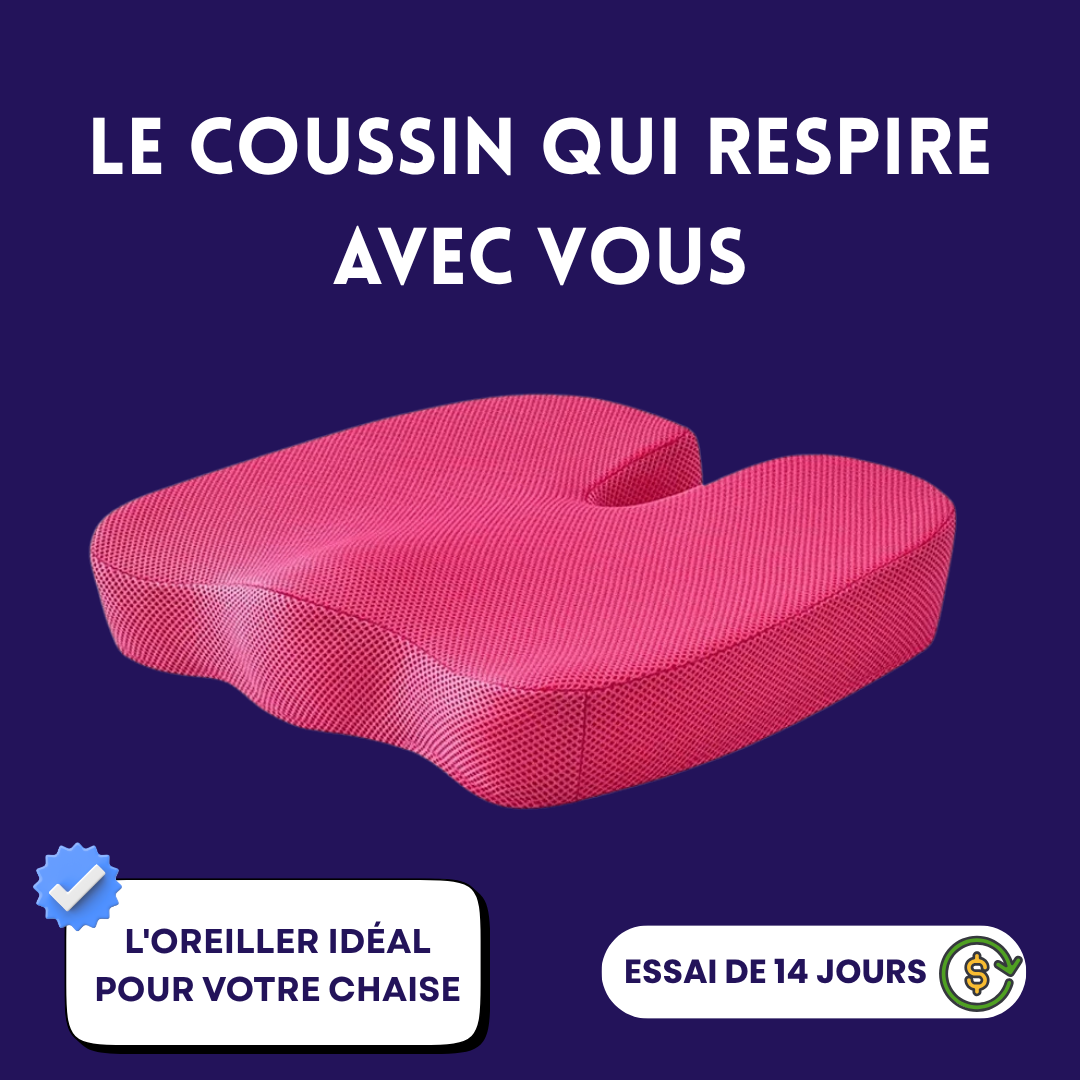 Siège Orthopédique – Gel & Mousse Mémoire