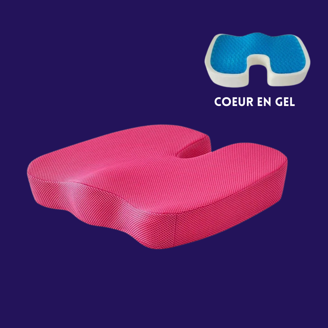 Siège Orthopédique – Gel & Mousse Mémoire